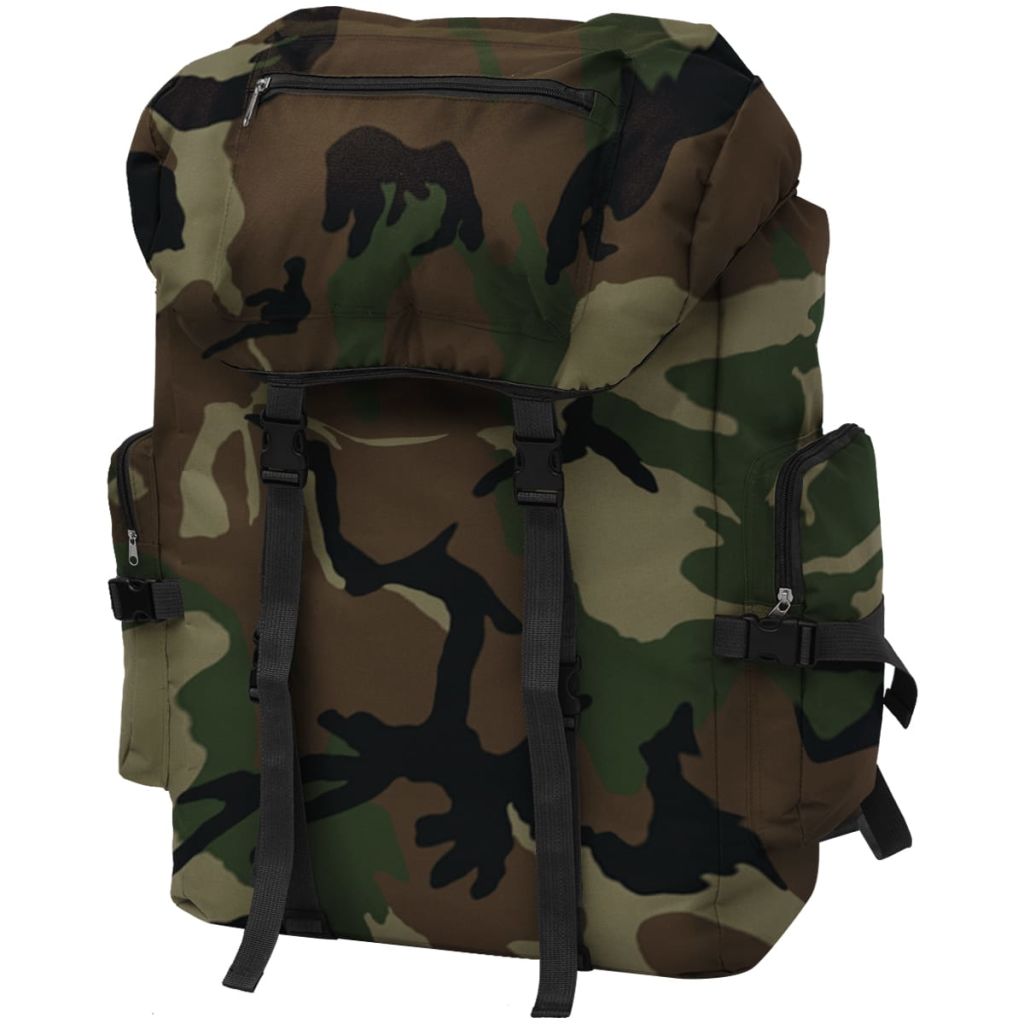 vidaXL Armeerucksack 65 L Camouflage