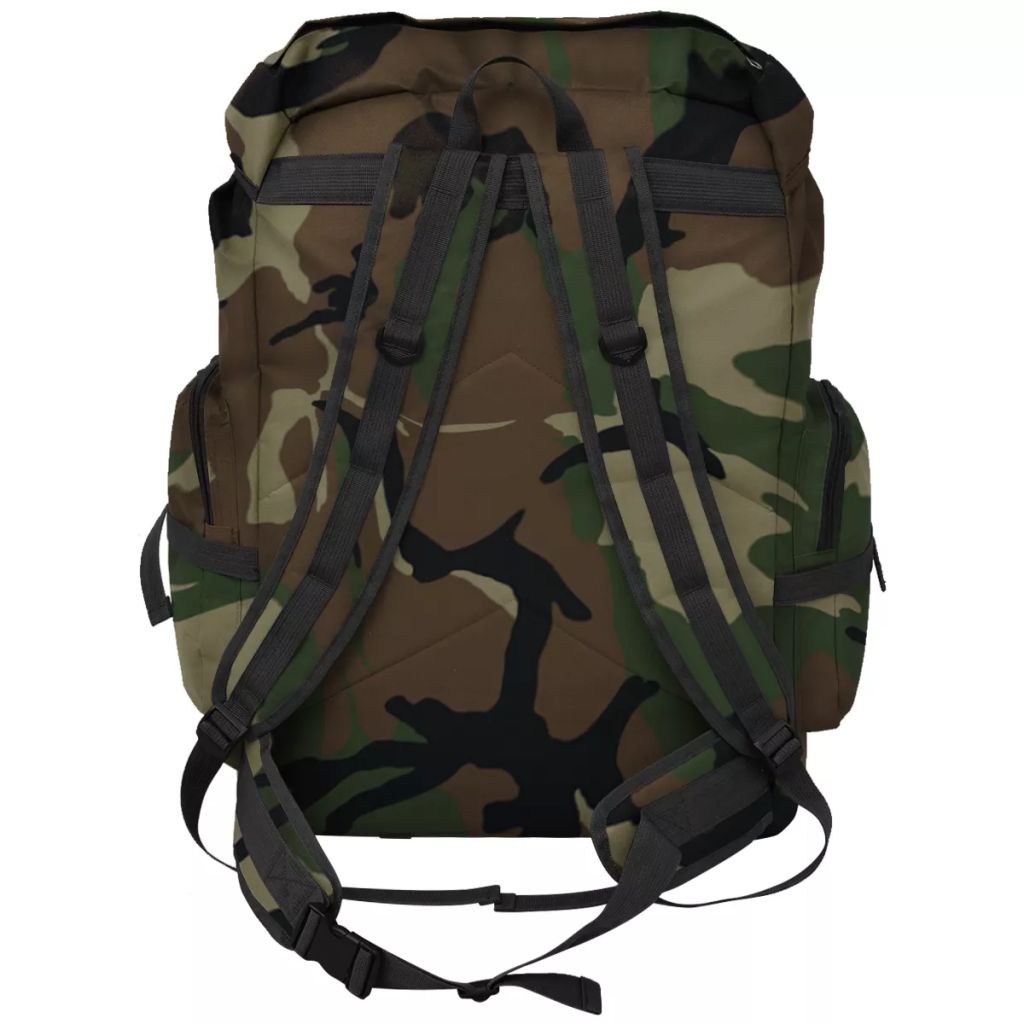 vidaXL Armeerucksack 65 L Camouflage