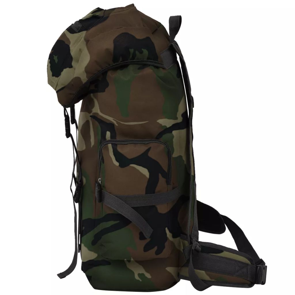 vidaXL Armeerucksack 65 L Camouflage