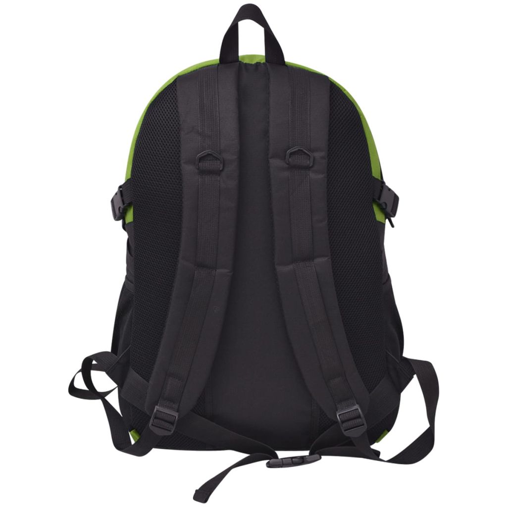 vidaXL Wanderrucksack 40 L Schwarz und Grün