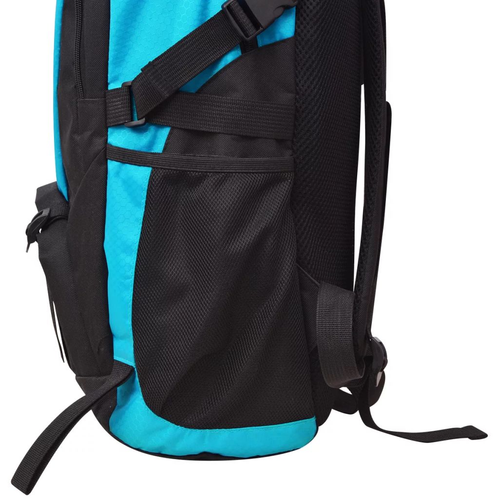 vidaXL Wanderrucksack 40 L Schwarz und Blau