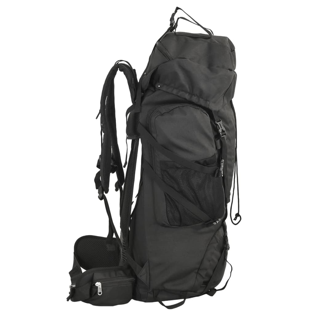 vidaXL Wanderrucksack Schwarz 80 L Oxford-Gewebe