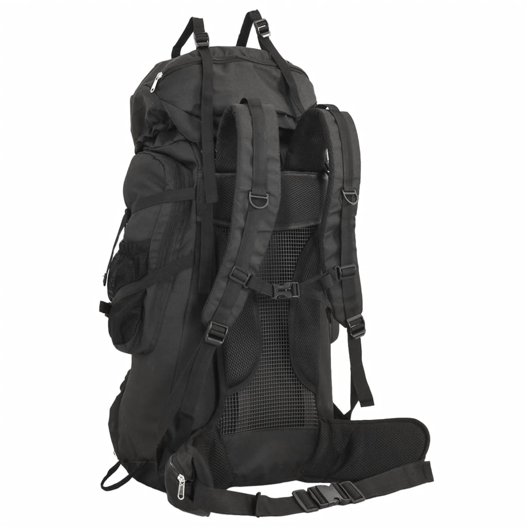 vidaXL Wanderrucksack Schwarz 80 L Oxford-Gewebe