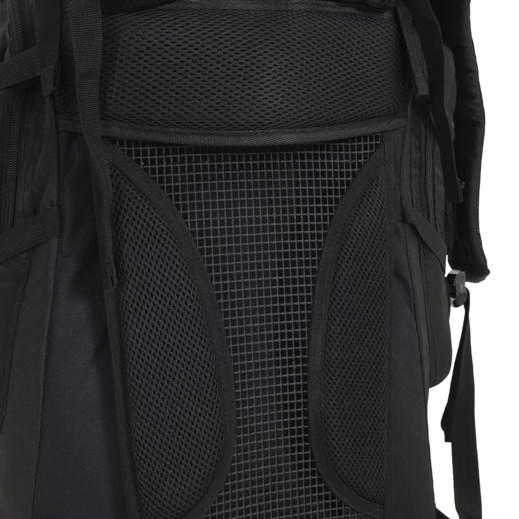 vidaXL Wanderrucksack Schwarz 80 L Oxford-Gewebe