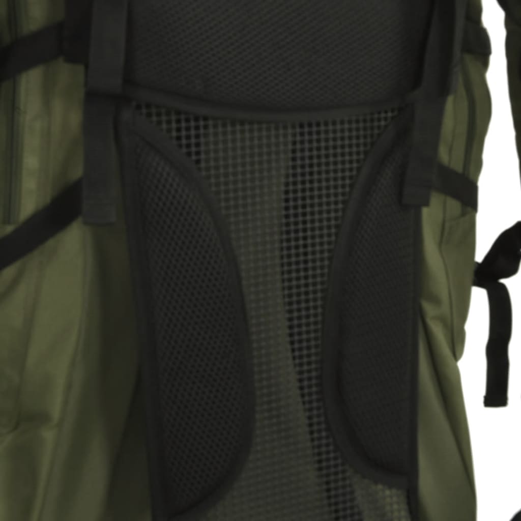 vidaXL Wanderrucksack Armeegrün 80 L Oxford-Gewebe