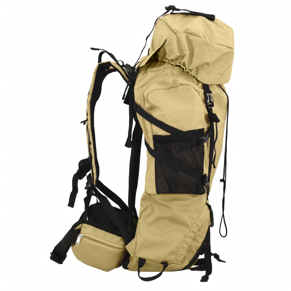 vidaXL Wanderrucksack Khaki 80 L Oxford-Gewebe