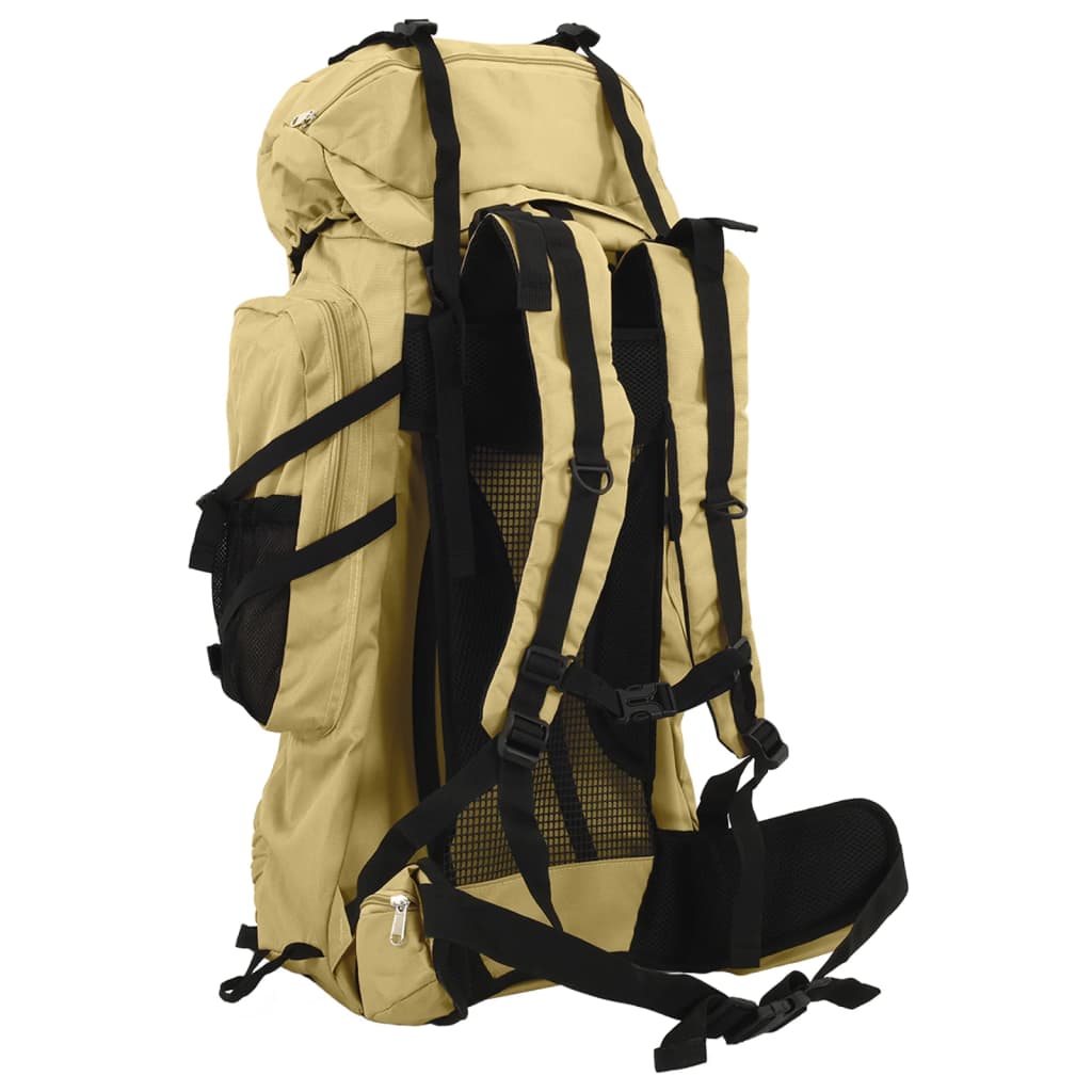 vidaXL Wanderrucksack Khaki 100 L Oxford-Gewebe