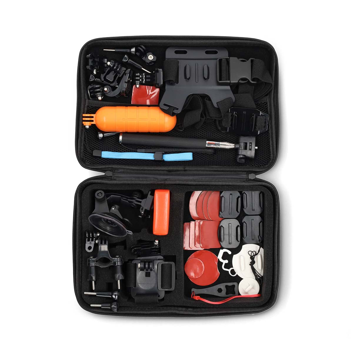 Action Cam Halterung | 41 in 1 | Schwarz