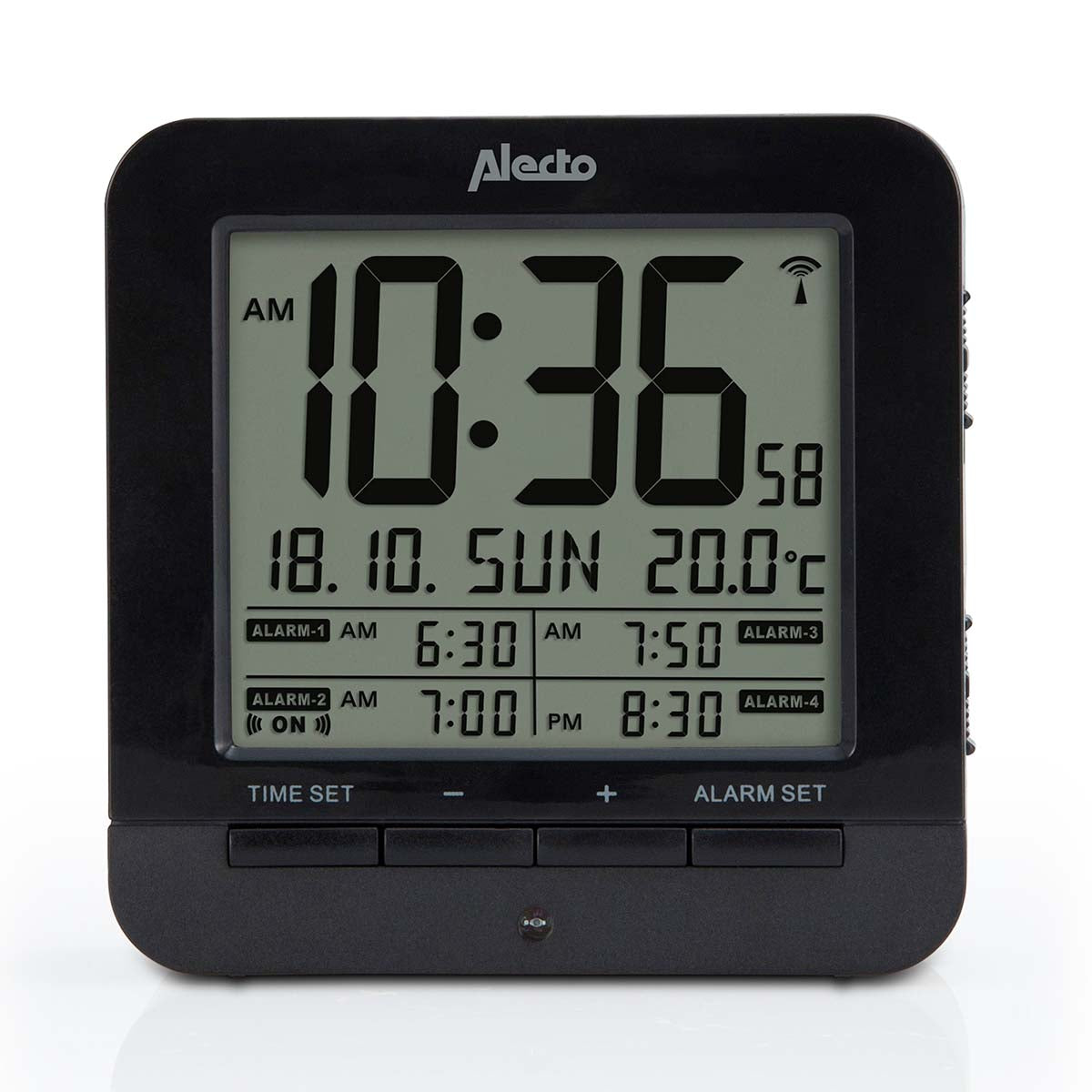 Wecker mit Thermometer
