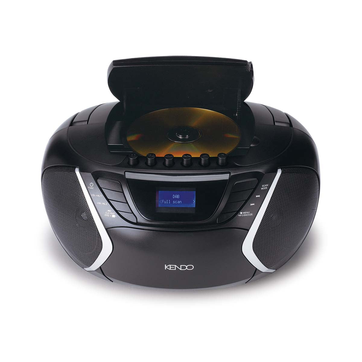 Boombox with DAB+, FM, BT, cassette