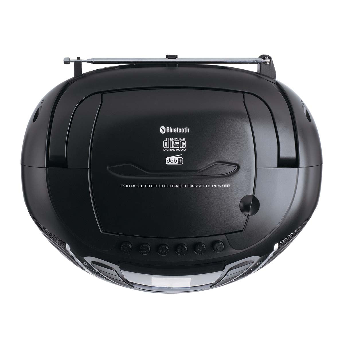 Boombox with DAB+, FM, BT, cassette