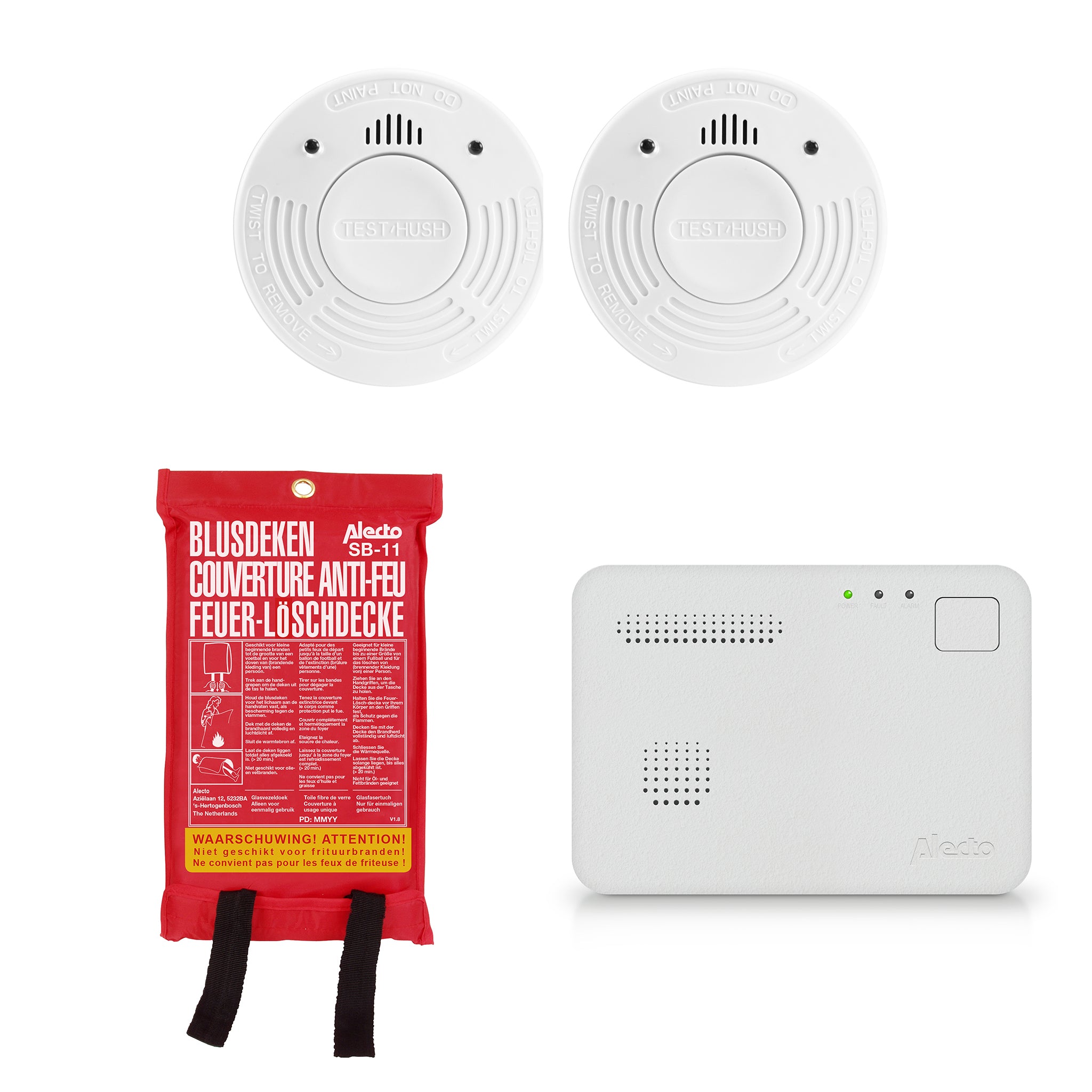 Fire preventionbox (2x SA-110, 1x COA1910, 1x SB-11)