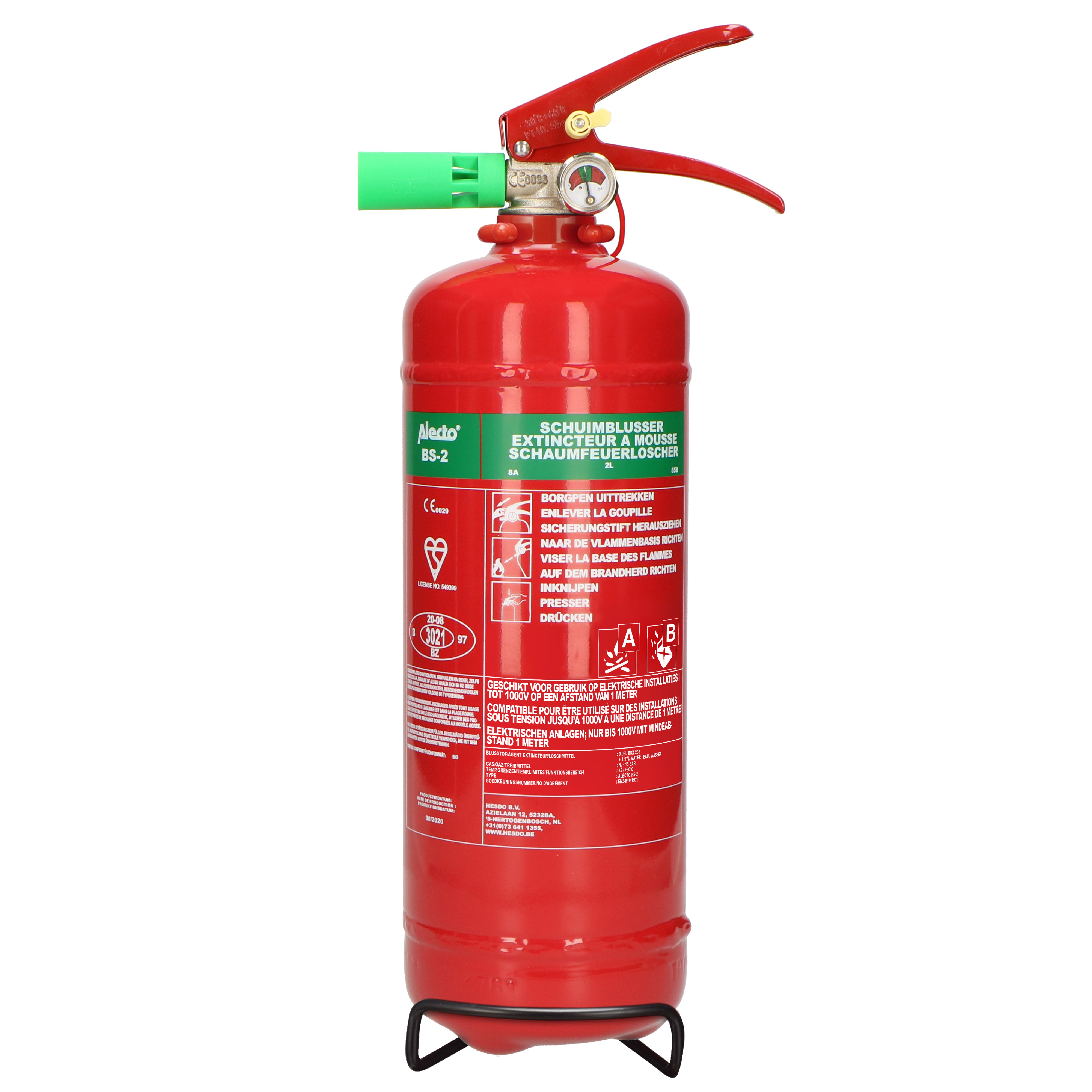 Feuerlöschgerät Schaum 2 kg