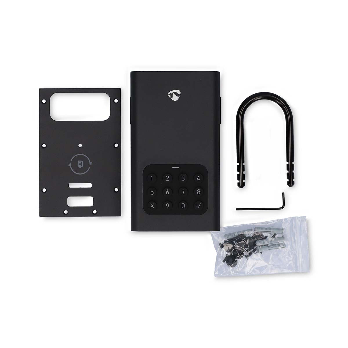 SmartLife Schlüsselbox | Schlüsseltresor | Bluetooth® | Aussenbereich | Tastensperre | IPX5 | Schwarz