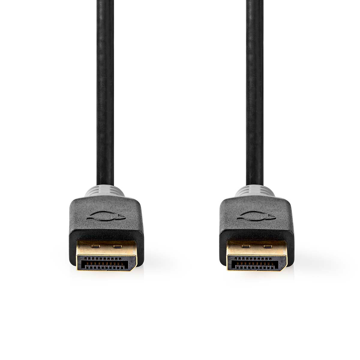 Displayport-Kabel | DisplayPort Stecker | DisplayPort Stecker | 8K@60Hz | Vergoldet | 2.00 m | Rund | PVC | Schwarz | Box