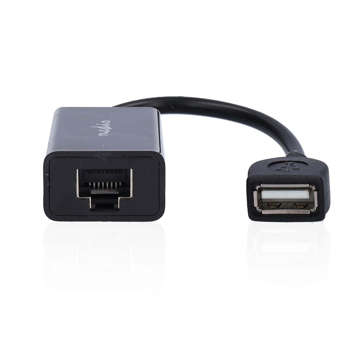 USB-Extender | USB 2.0 | 1x USB-A Stecker | 1x RJ45 Female | 1x USB-A Buchse | 1x RJ45 Female | 50 m | 480 Mbps | Vernickelt | Rund | PVC | Schwarz | Box