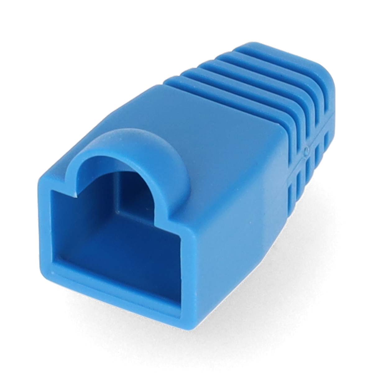 Zugentlastungstülle | RJ45 | PVC | Blau | Box | 10 Stück