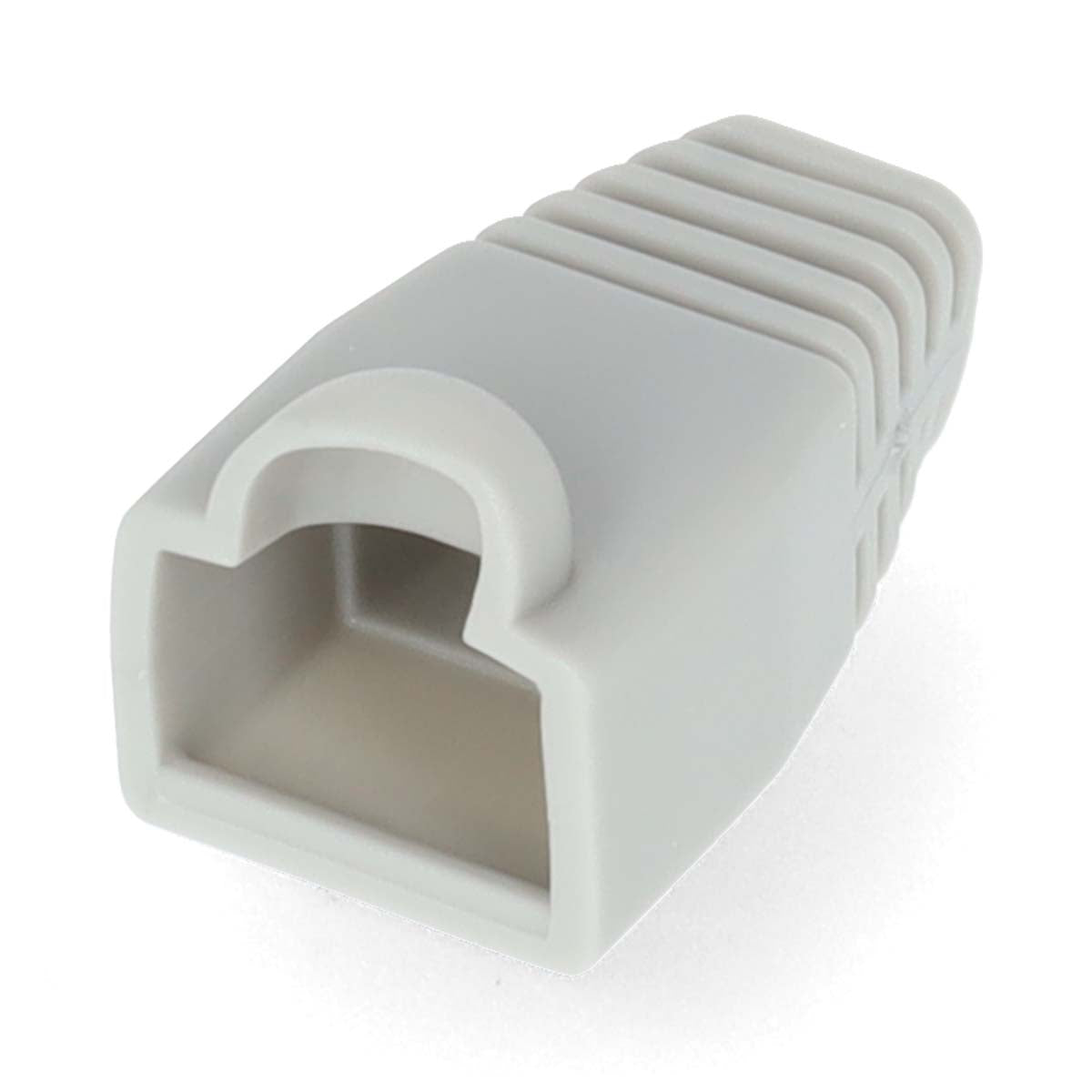 Zugentlastungstülle | RJ45 | PVC | Grau | Box | 10 Stück