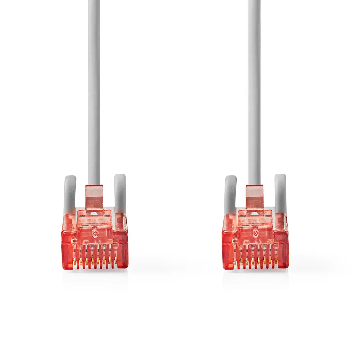 CAT6-Netzwerkkabel | RJ45 Stecker | RJ45 Stecker | U/UTP | 20.0 m | Rund | PVC | Grau | Label