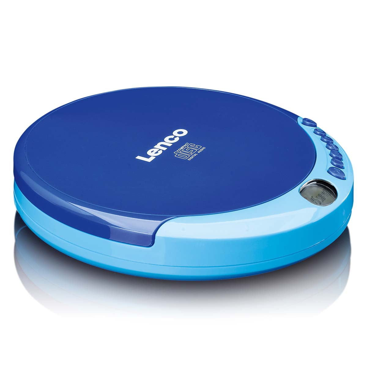 Tragbarer CD-Player mit Ladefunktion Blau