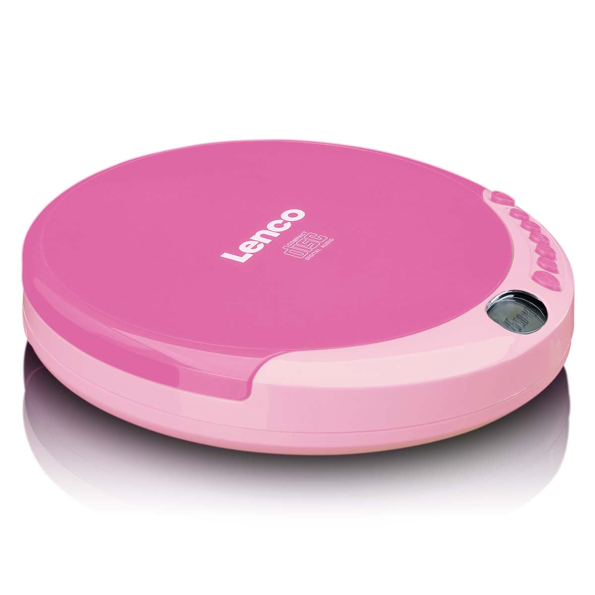 Tragbarer CD-Player mit Ladefunktion Pink