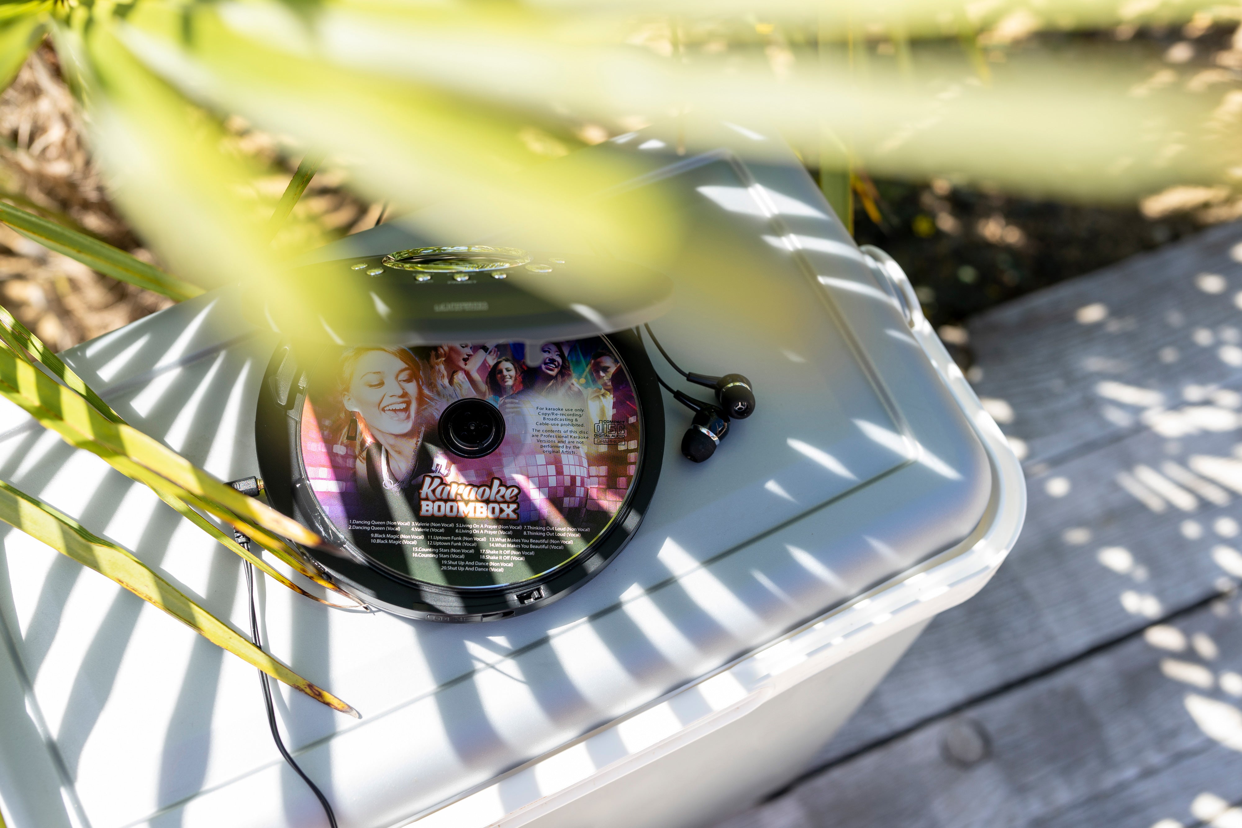 Discman mit DAB+ FM-Radio und wiederaufladbarem Akku Grau