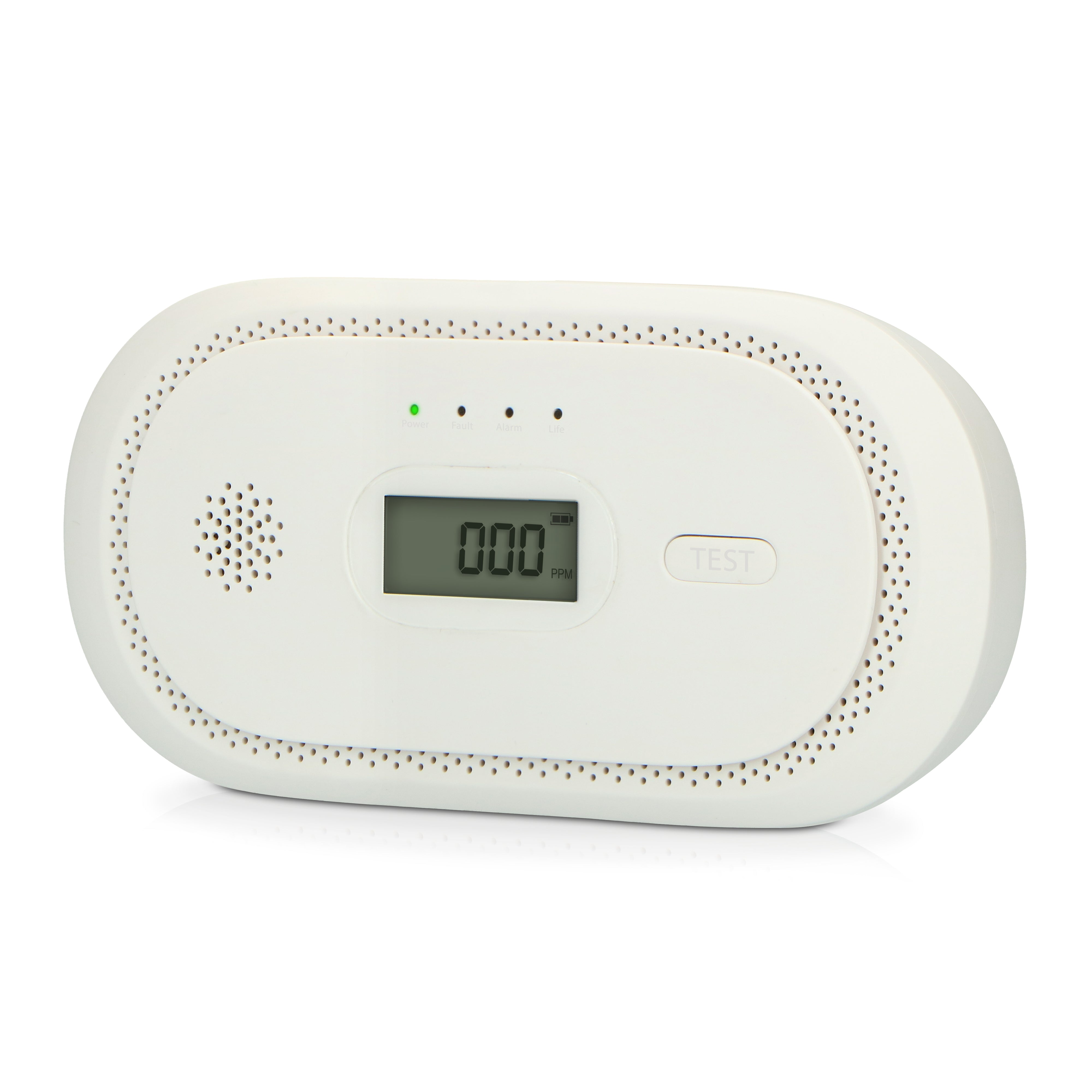 Kohlenmonoxidalarm mit 10 Jahren Sensorlaufzeit und Display
