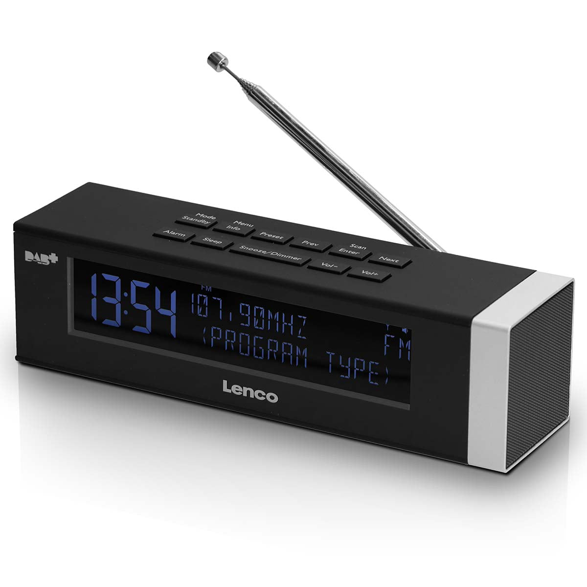 DAB+ fm clock radio with usb charging