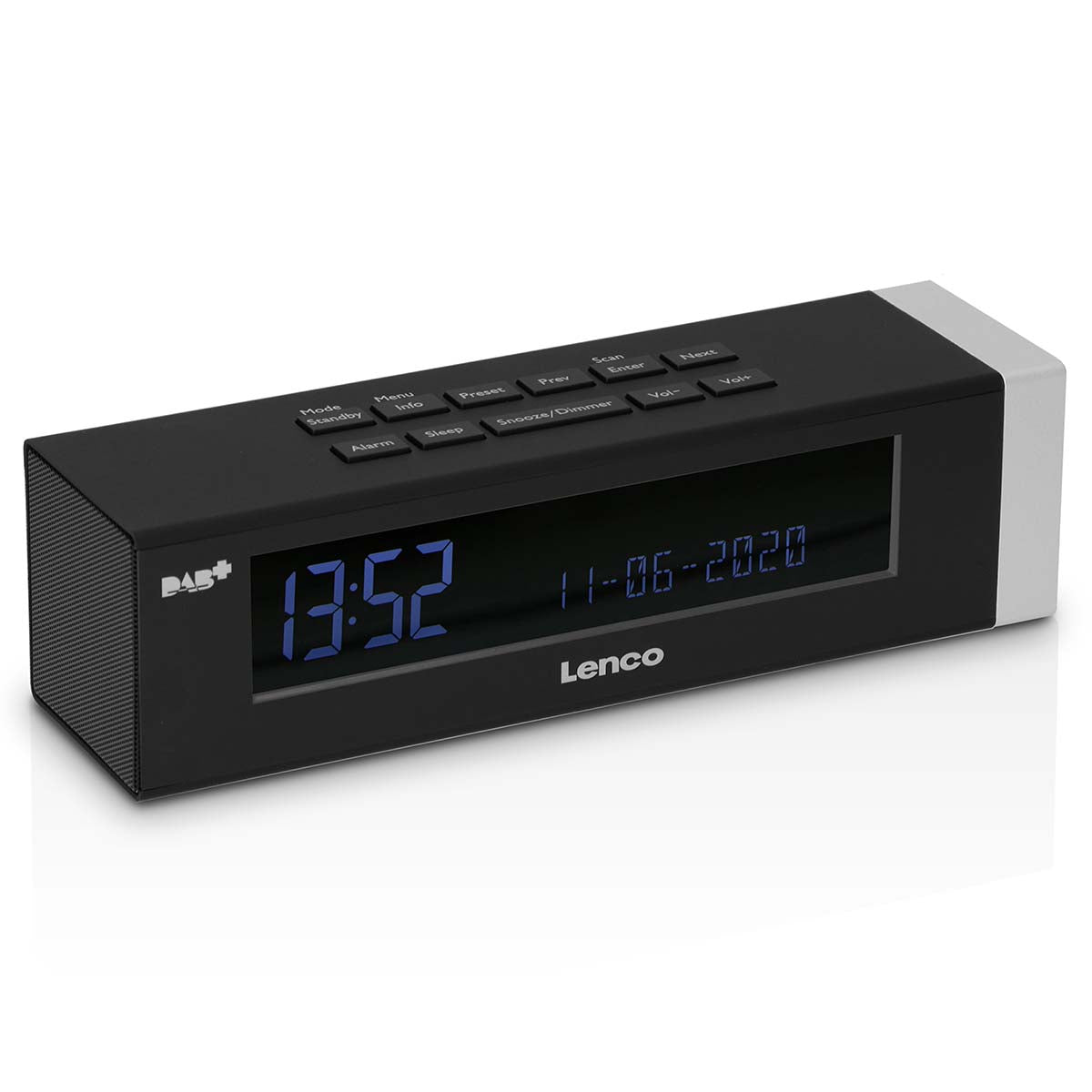 DAB+ fm clock radio with usb charging