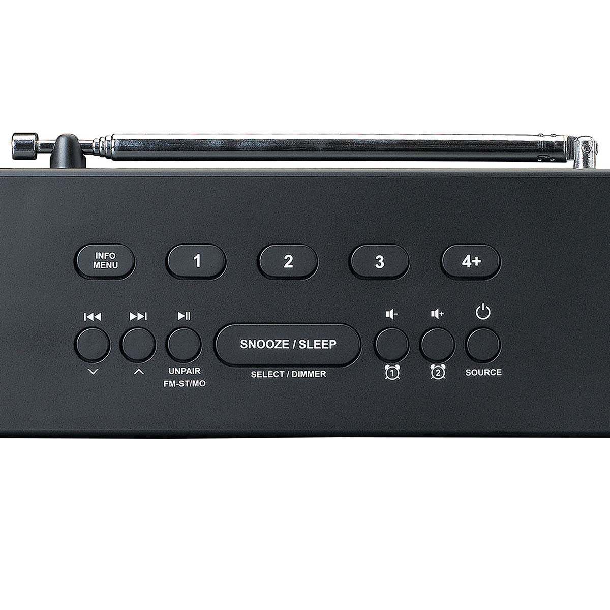 DAB+ FM Radiowecker mit Bluetooth