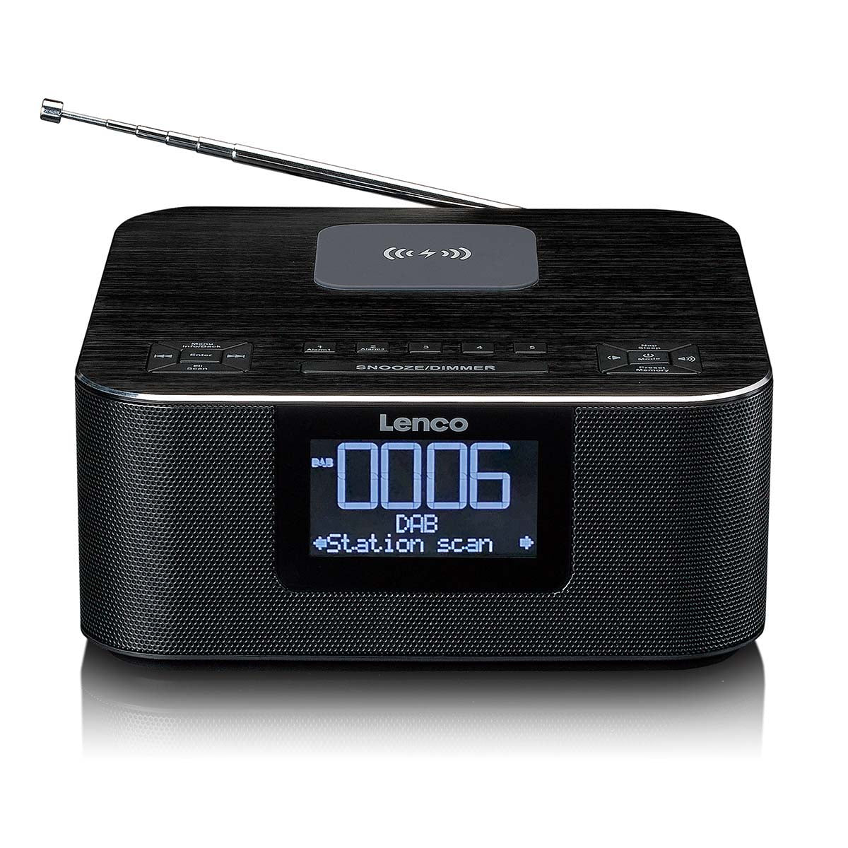 Stereo-Weckerradio mit DAB+ FM Bluetooth® kabellos laden