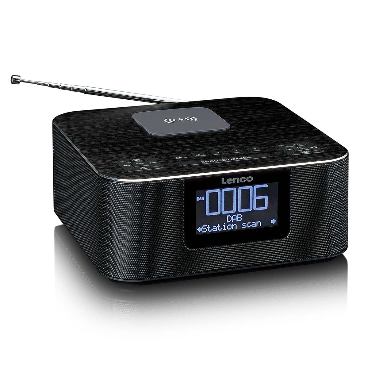 Stereo-Weckerradio mit DAB+ FM Bluetooth® kabellos laden