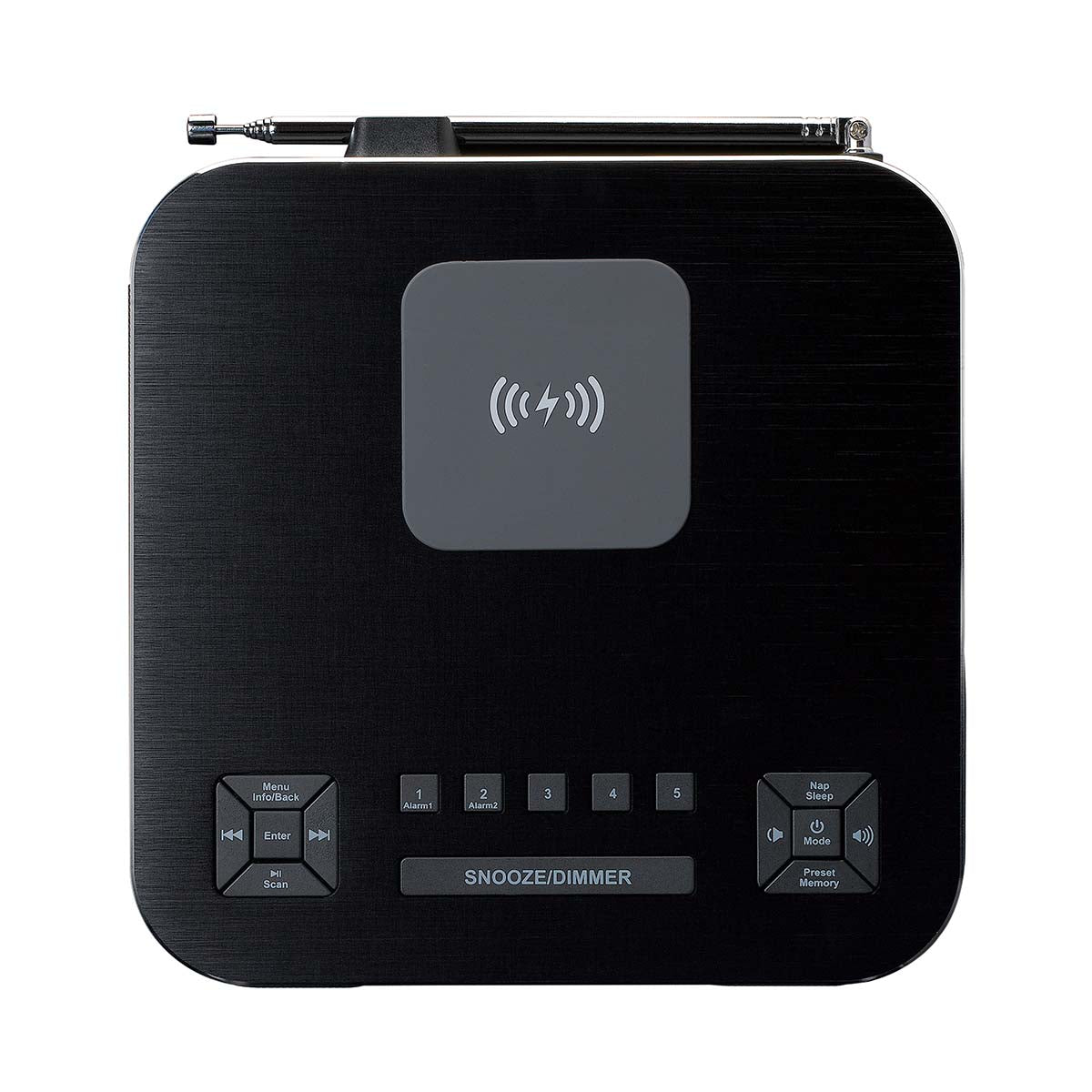Stereo-Weckerradio mit DAB+ FM Bluetooth® kabellos laden