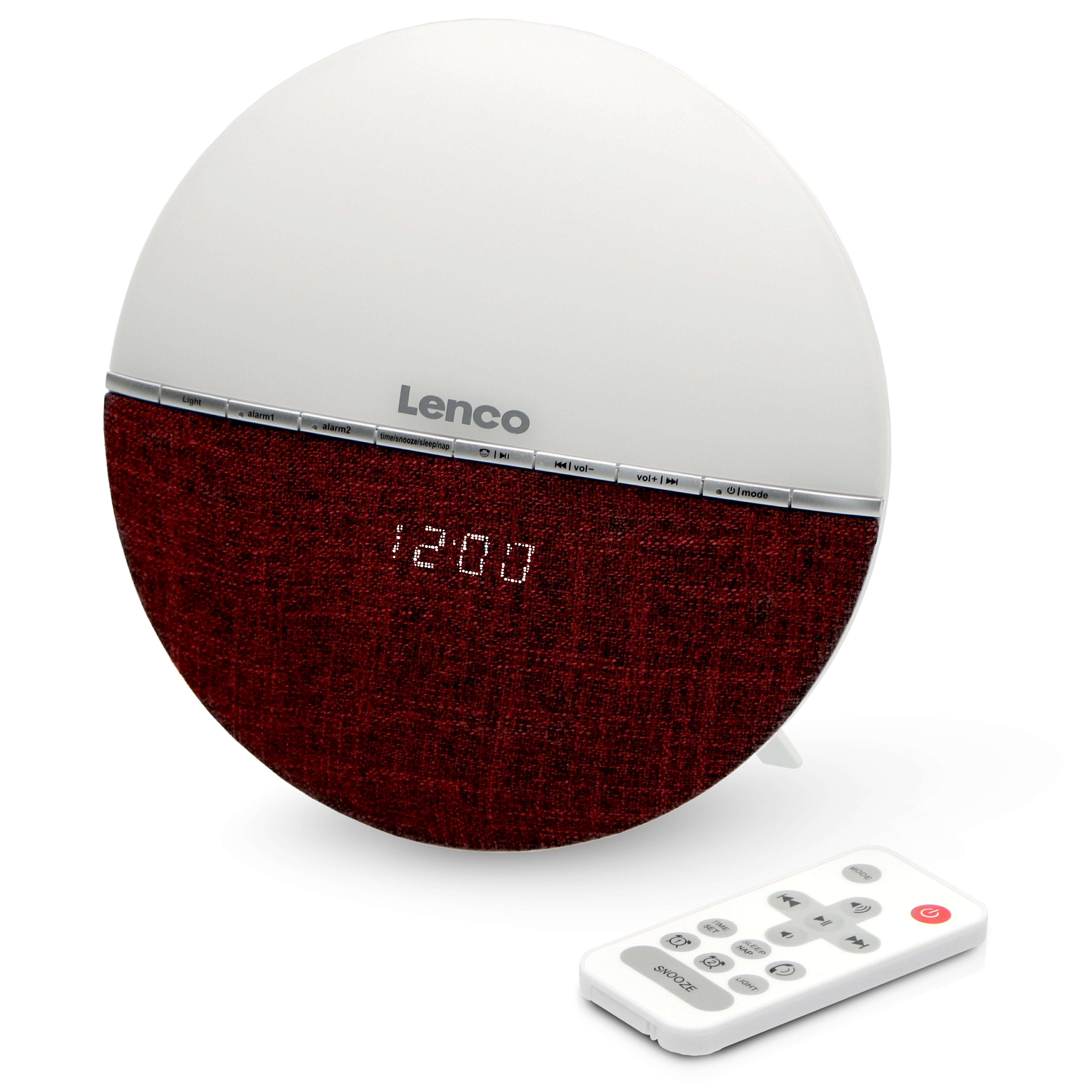 FM-Wecker Radio - Wecklicht mit Bluetooth® Rot