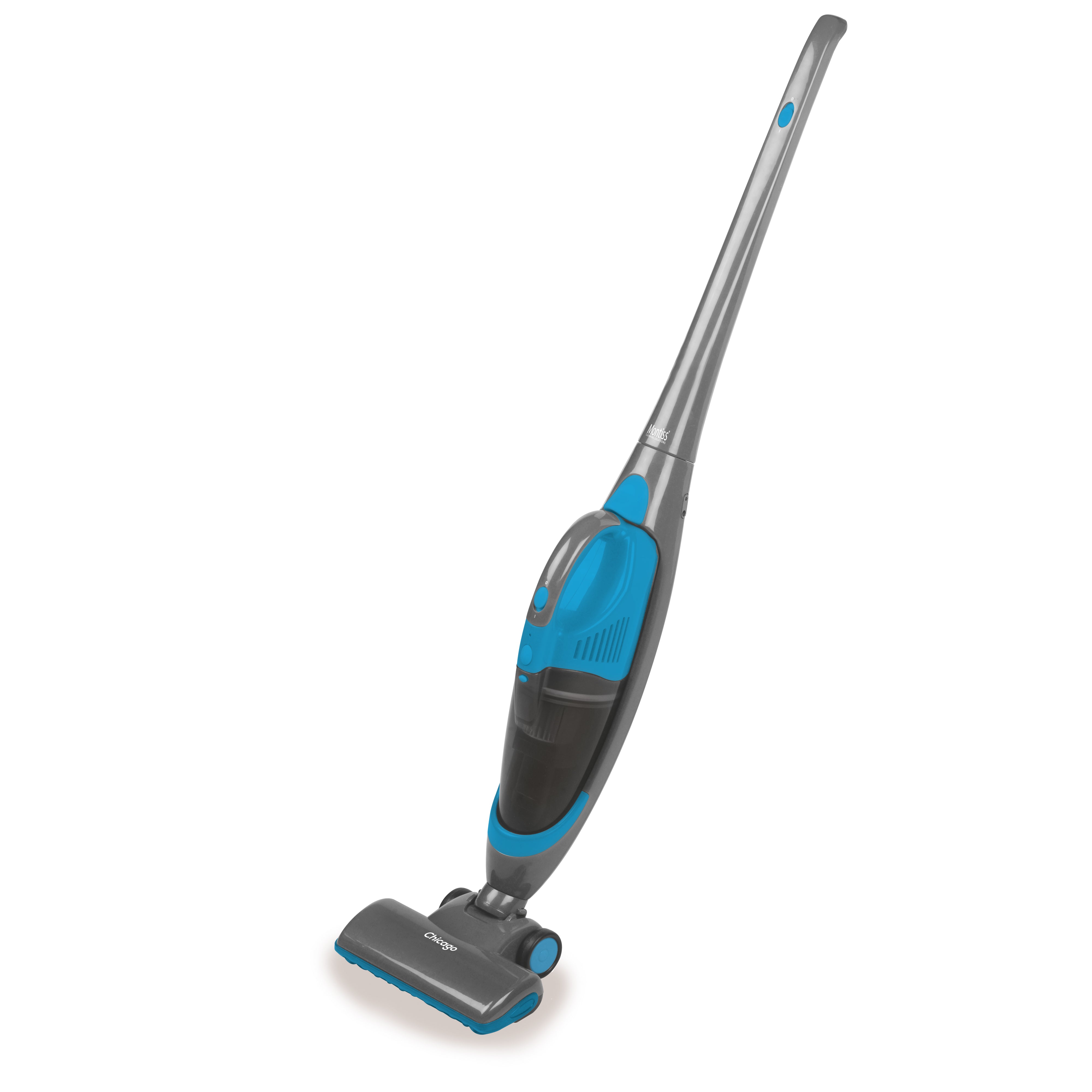 Schnurloser, wiederaufladbarer 2-in-1-Staubsauger mit Nass- und Trockenfunktion Blau