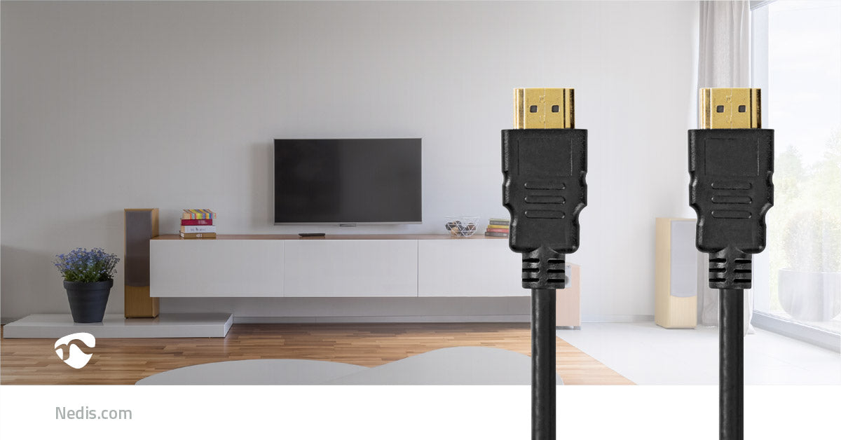 Ultra High Speed HDMI ™ -Kabel | HDMI™ Stecker | HDMI™ Stecker | 8K@60Hz | 48 Gbps | 2.00 m | Rund | 6.5 mm | Schwarz | Label