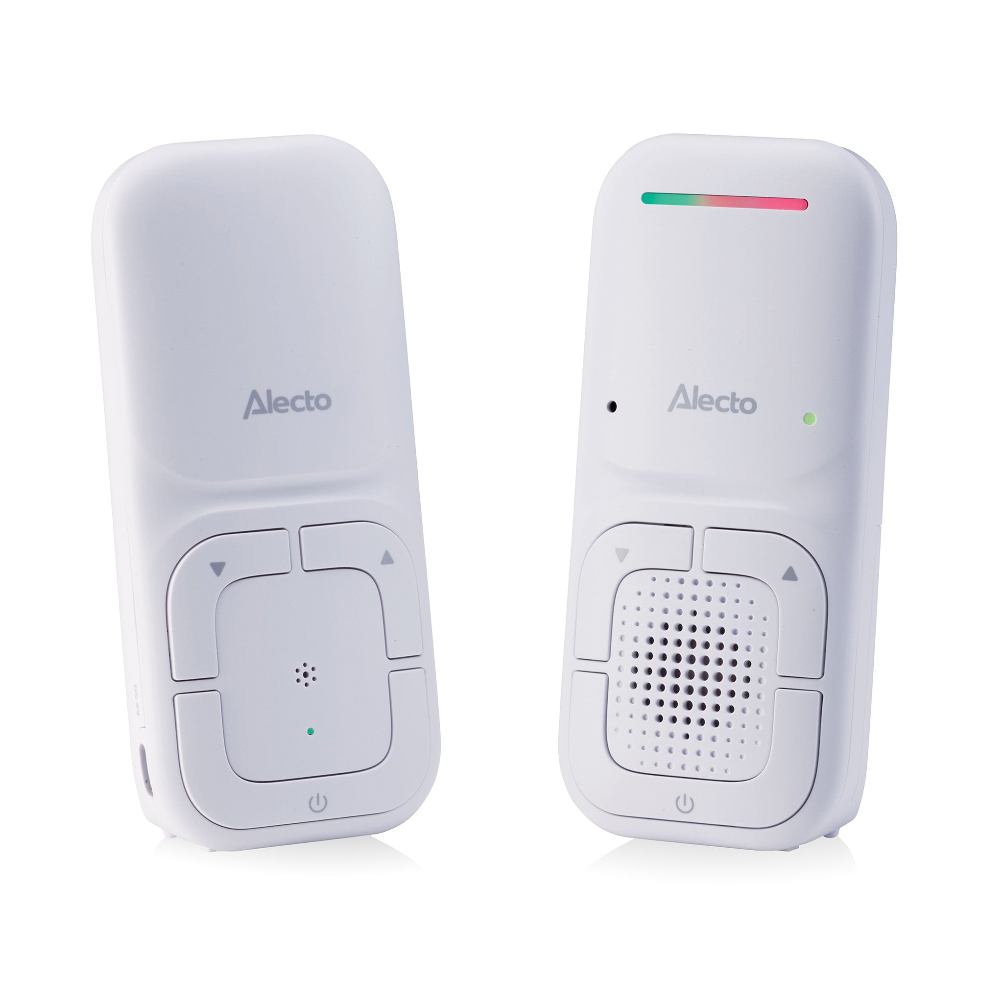 Modernes Full Eco Audio-Babyphone mit kristallklarer DECT-Klangqualität und langer Standby-Zeit Weiß