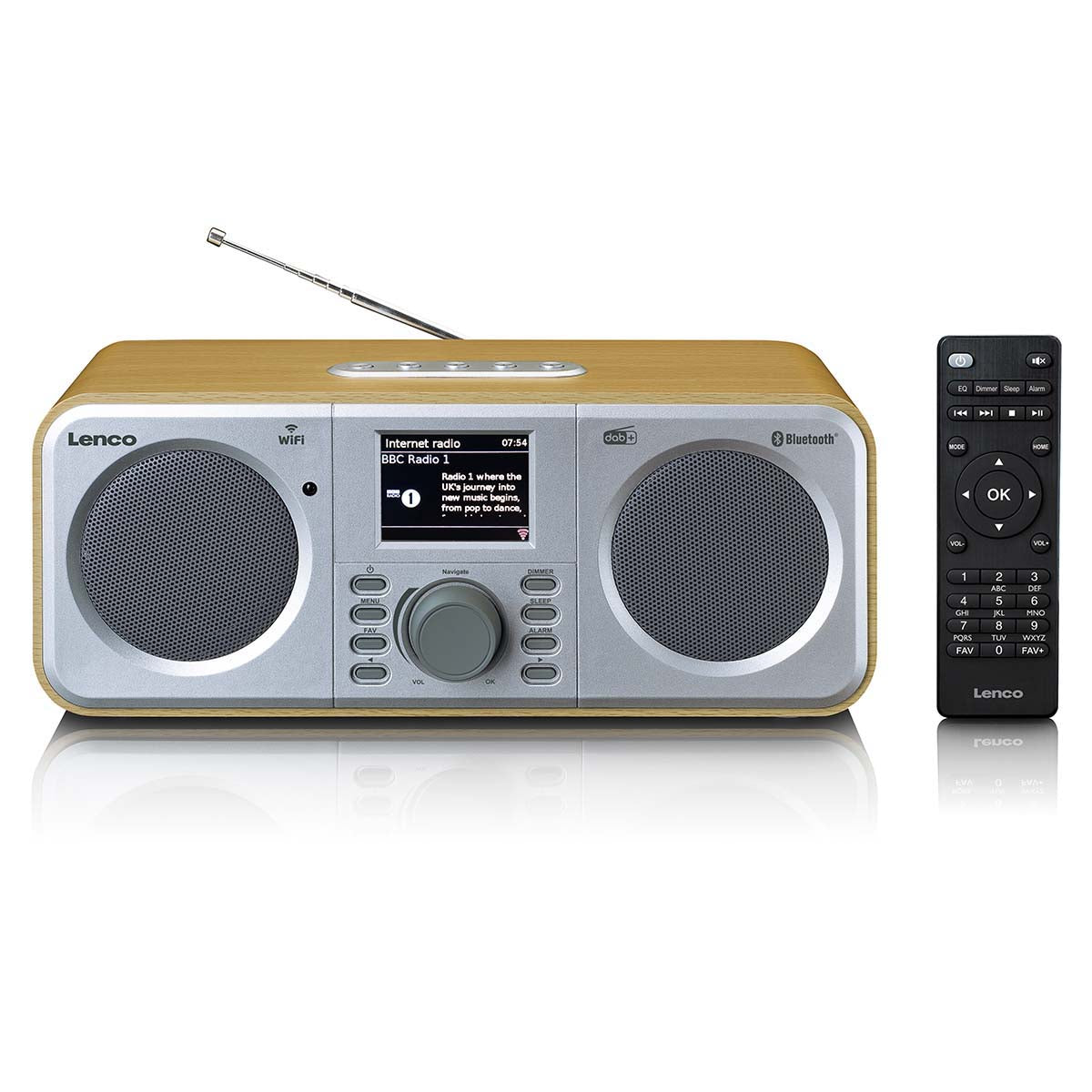 Internetradio mit DAB+, Bluetooth® und Spotify Connect Wood