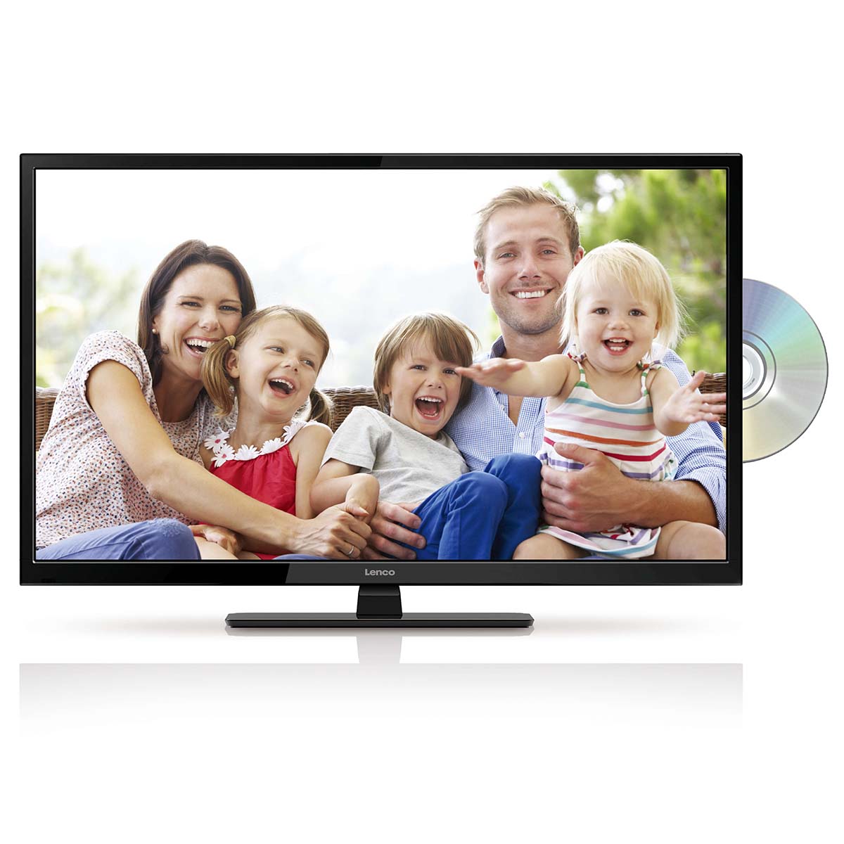 27,5 inch hd led tv with dvd, dvb-t2, c, s2, 12v