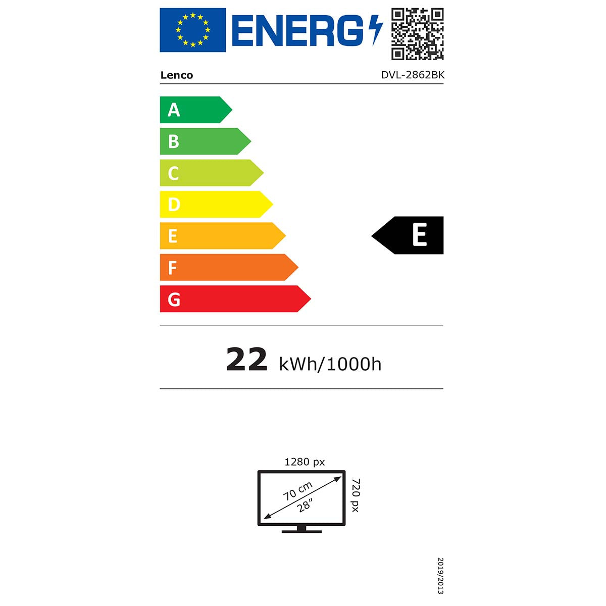 27,5 inch hd led tv with dvd, dvb-t2, c, s2, 12v
