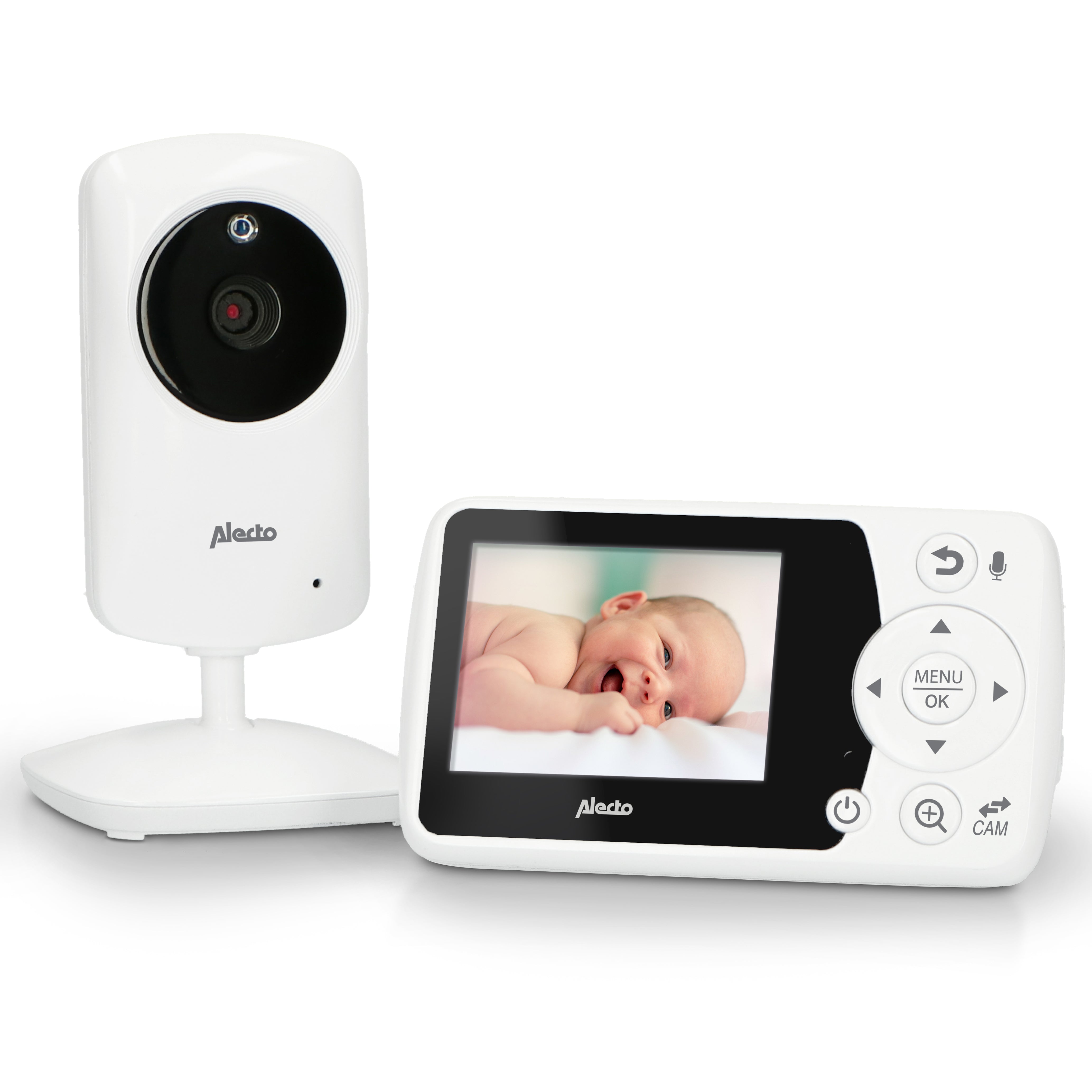 Video baby monitor 2,4 inch color display + camera