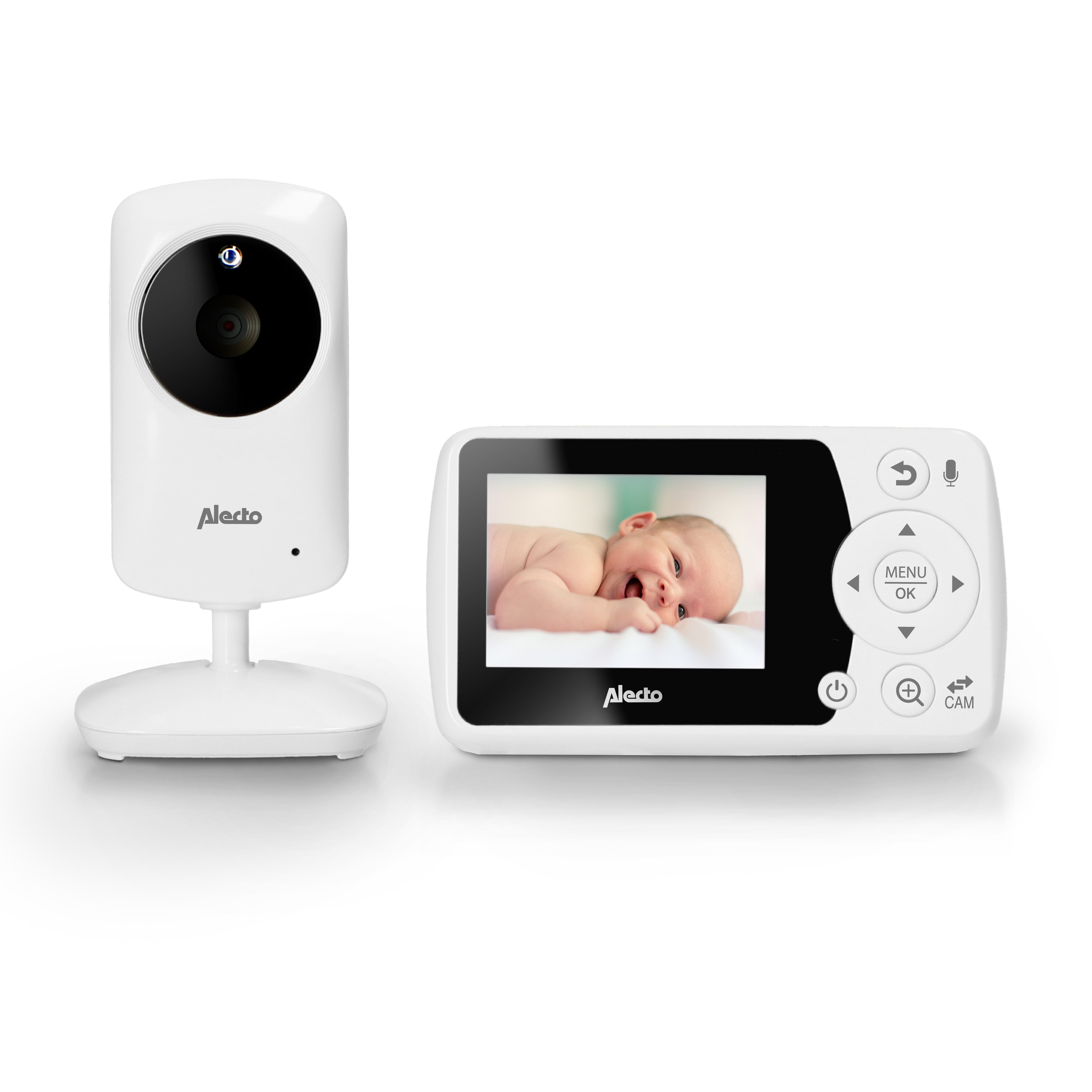 Video baby monitor 2,4 inch color display + camera