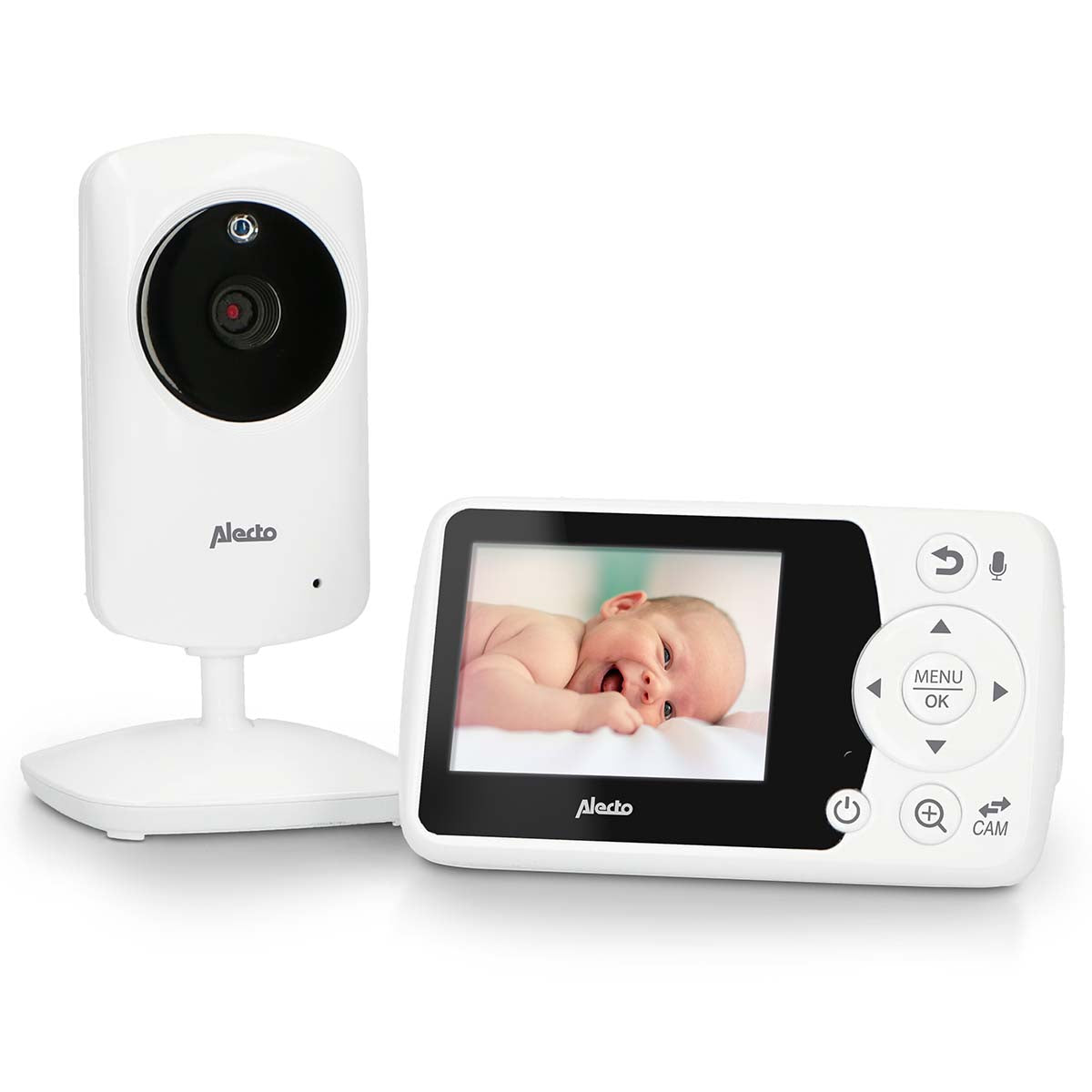 Babyphone mit Kamera und 2,4"-Farbbildschirm