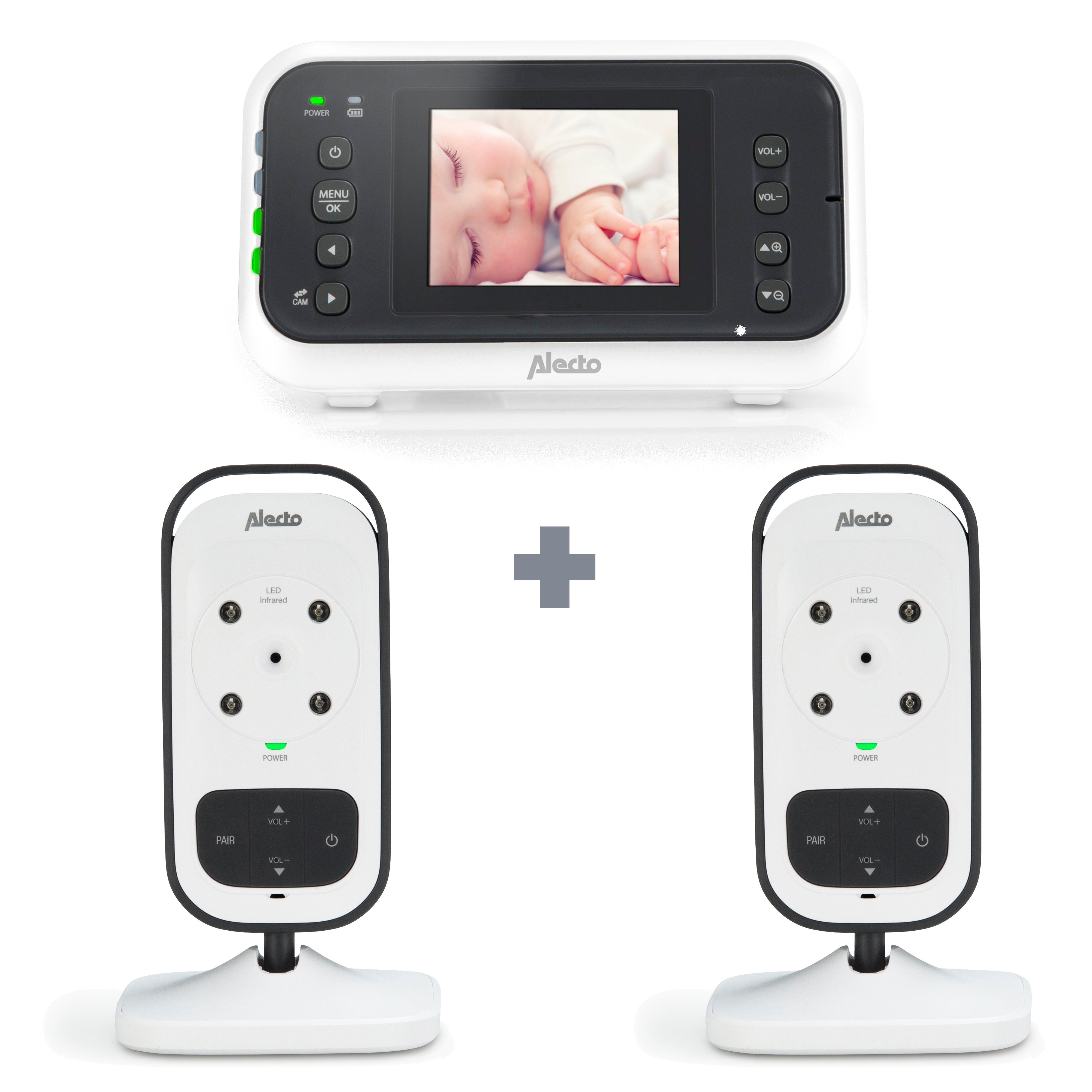 Baby monitor +extra cam[1xDVM-75/1xDVM-75C/Sealen]
