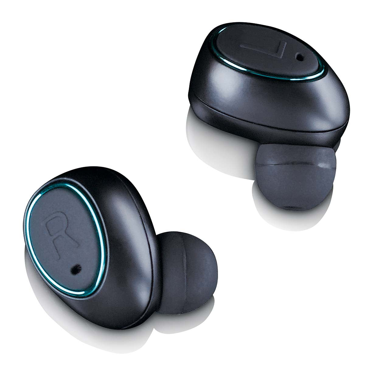 Bluetooth® IPX4 TWS Kopfhörer mit Powerbank Schwarz