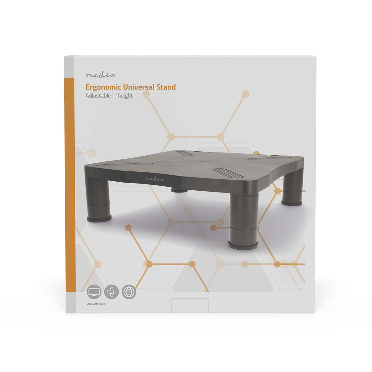 Monitorständer | Ergononmie: Yes | Maximale Tragfähigkeit: 18 kg | Universal | Verstellbare Höhe: Ja