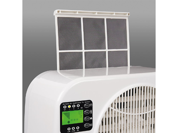 asdec life ® Split-Klimagerät (R 290) Caravan AC3201E für Wohnwagen, Wohnmobil, Camping, Boot, Bus, Camper, Caravan, Mobilheim, B