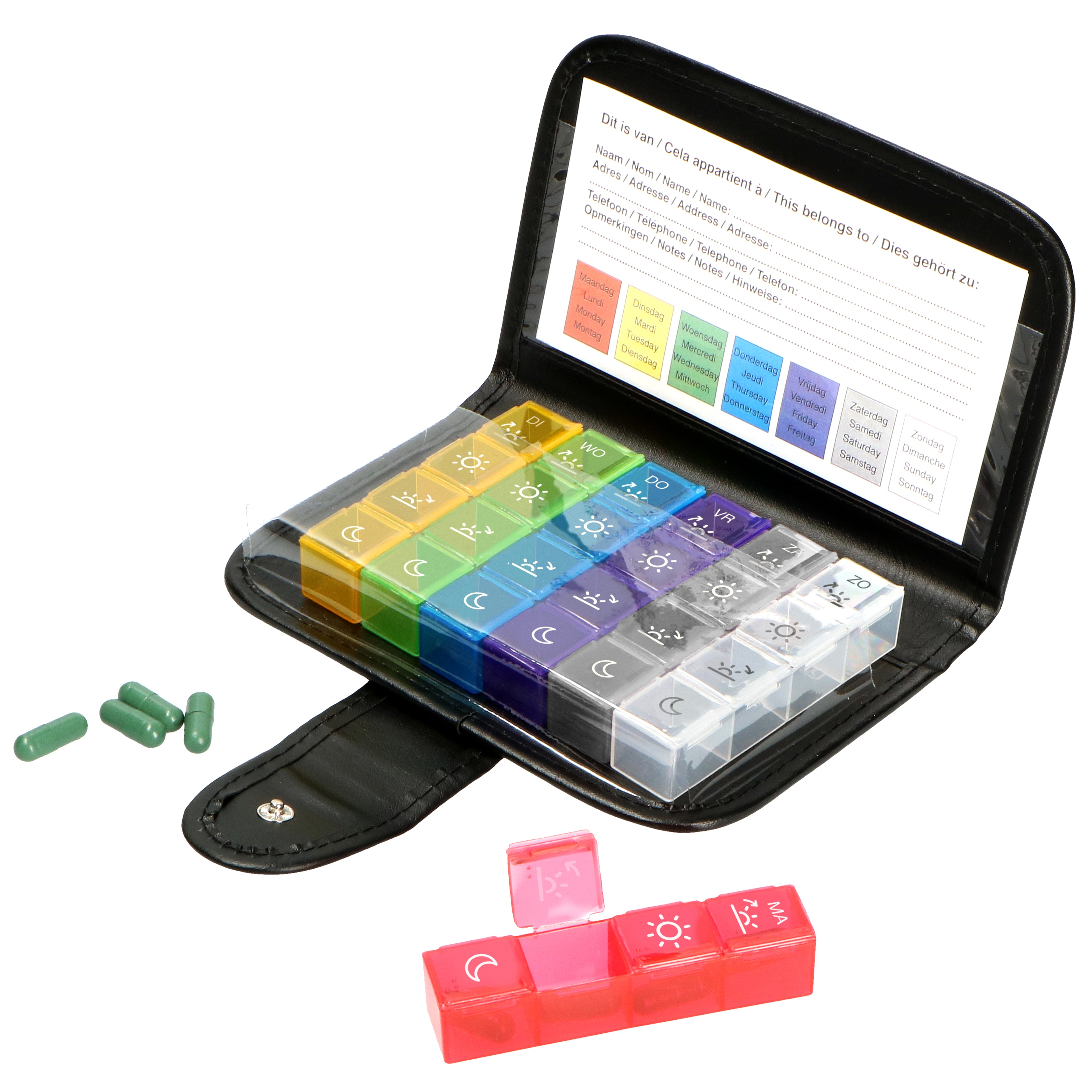 Tragbarer Pillen-Organisator