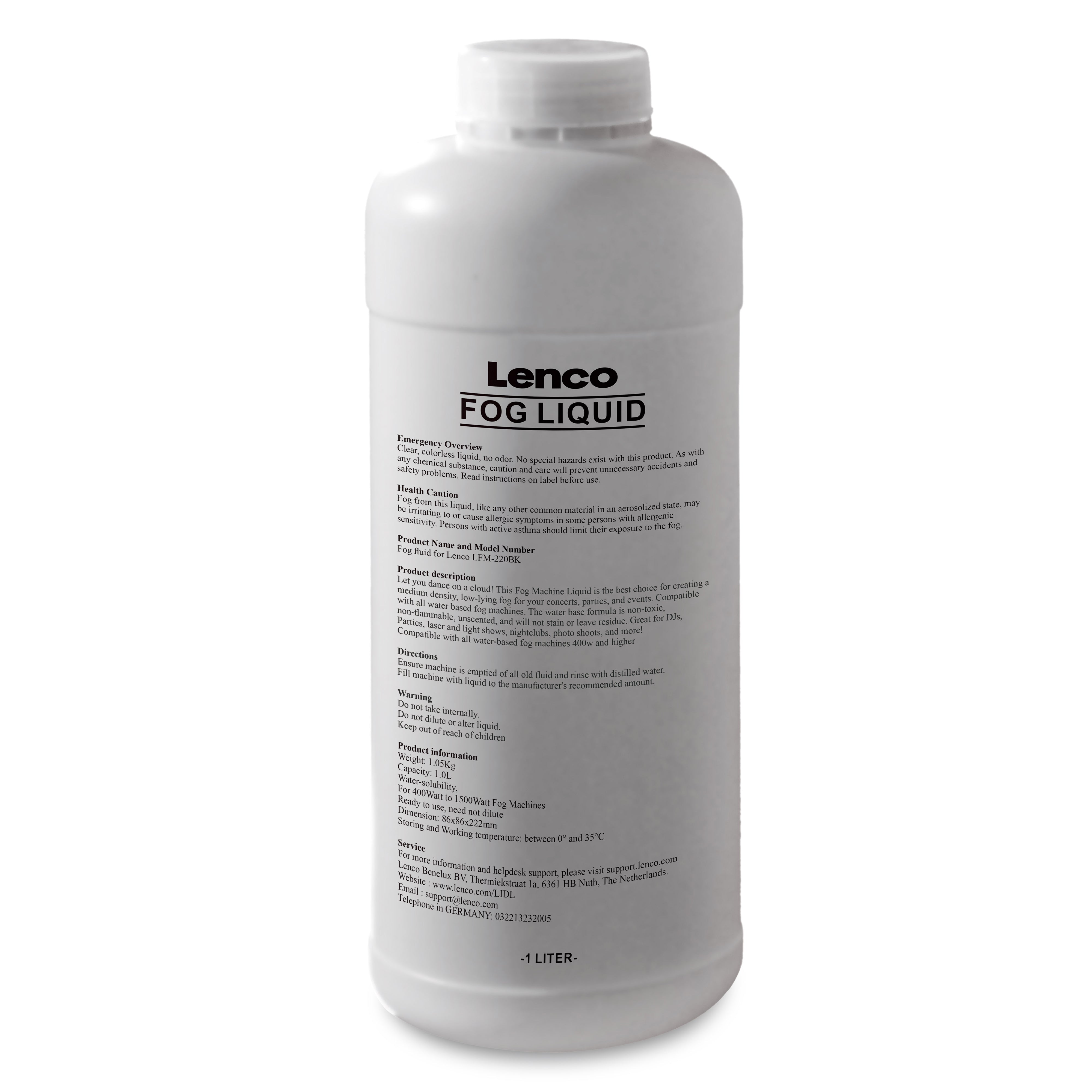 Universal-Rauchfluid für Nebelmaschinen 1L