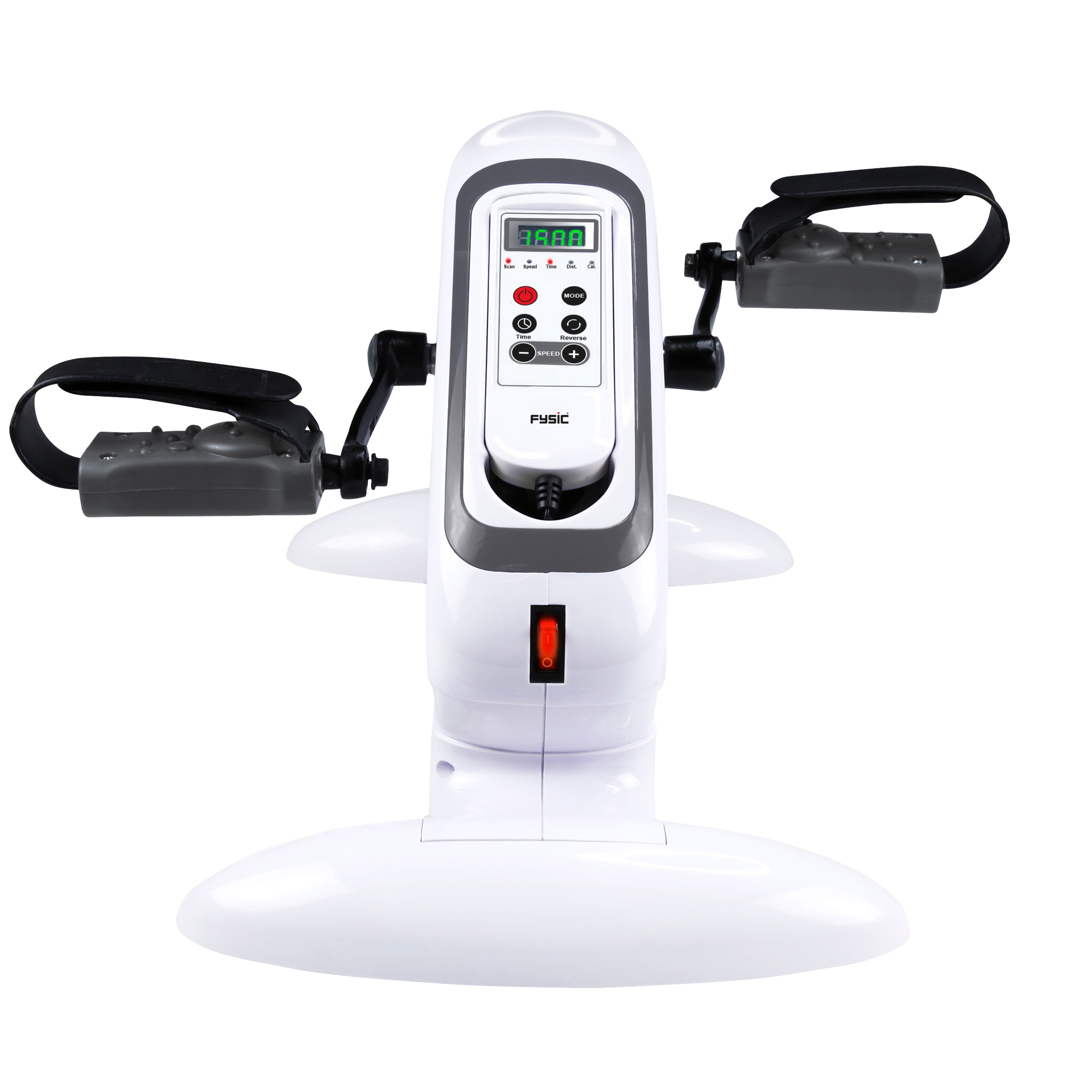 Elektrischer Mini-Hometrainer Weiß / Schwarz